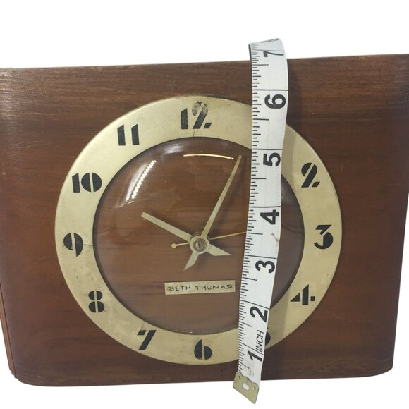 Seth Thomas antique 1930’s Art Deco RODSON Clock Wood *RARE * USA 8 X 6 - Picture 4 of 10